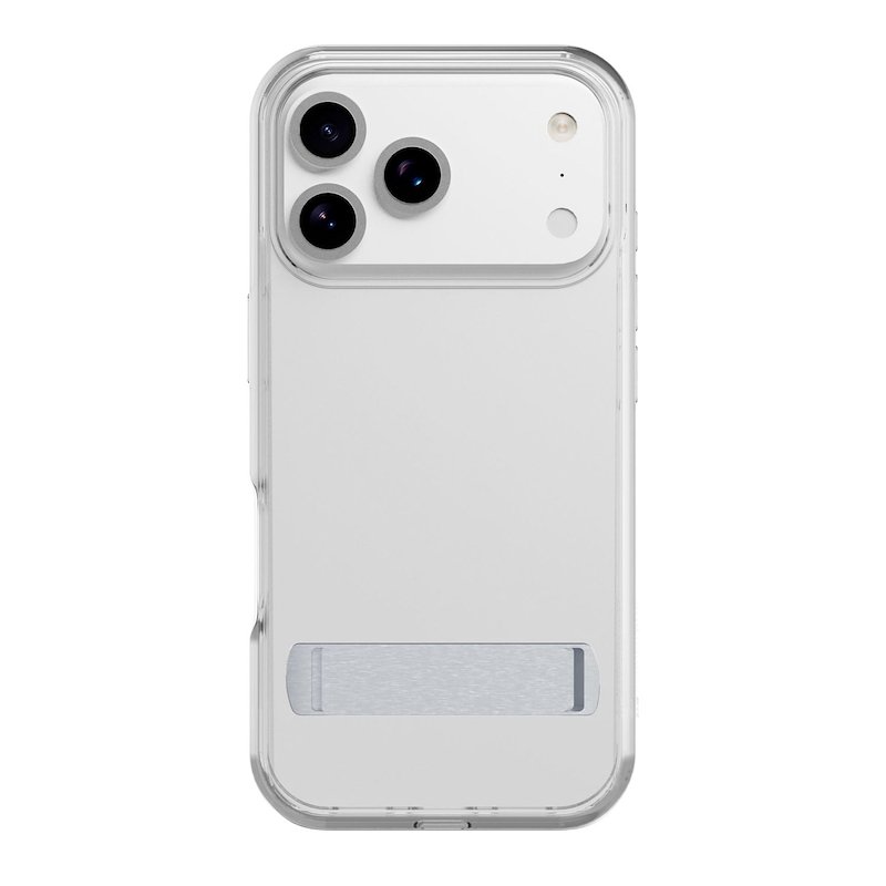 Cellularline Clear Stand Custodia iPhone 17 Pro Trasparente