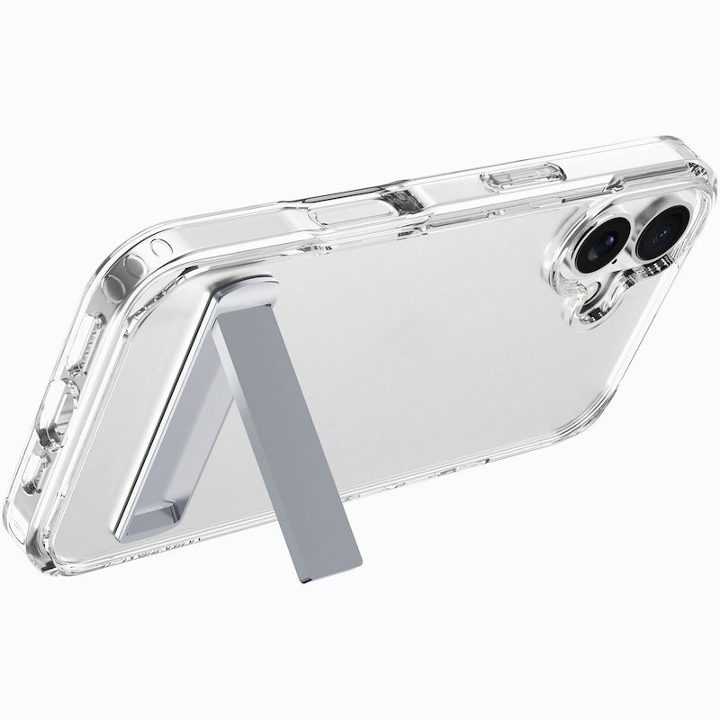 Cellularline Custodia iPhone 17 Clear Stand Trasparente