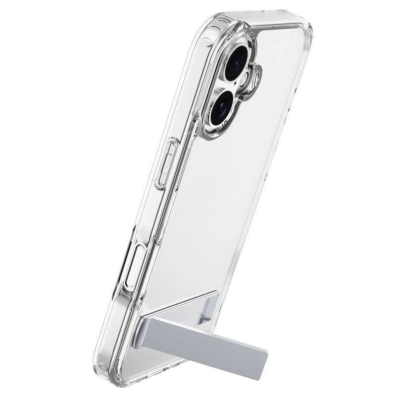 Cellularline Custodia iPhone 17 Clear Stand Trasparente