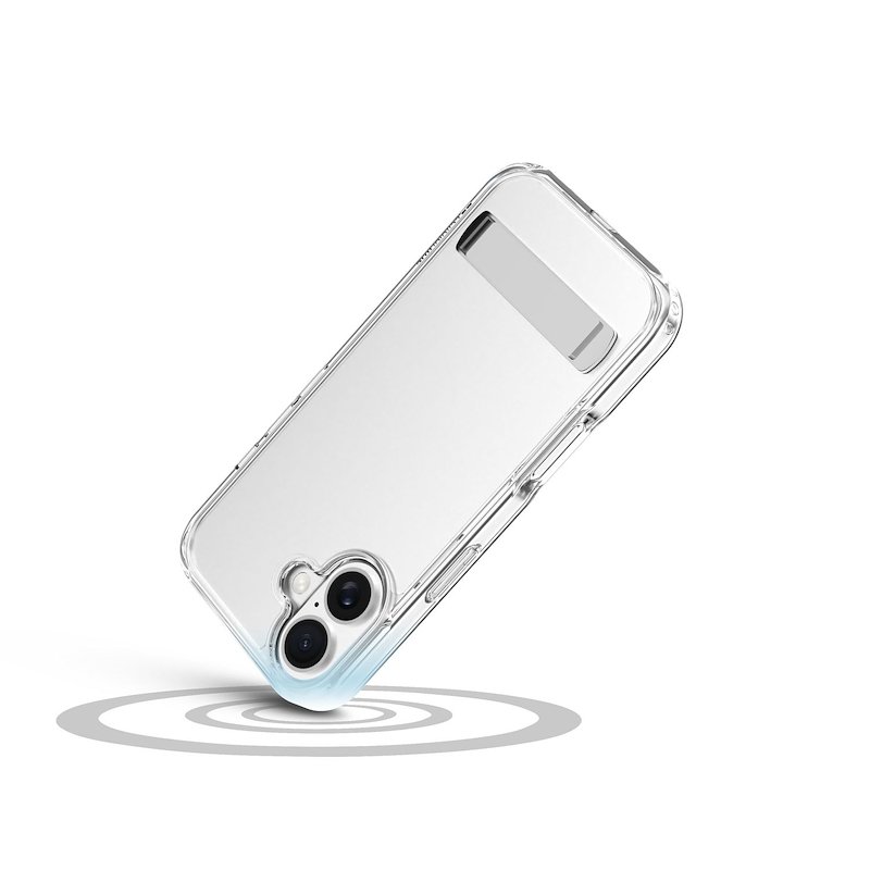 Cellularline Custodia iPhone 17 Clear Stand Trasparente