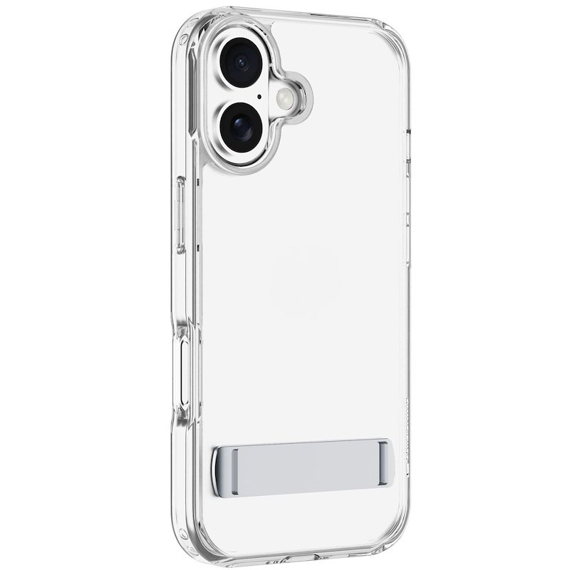 Cellularline Custodia iPhone 17 Clear Stand Trasparente