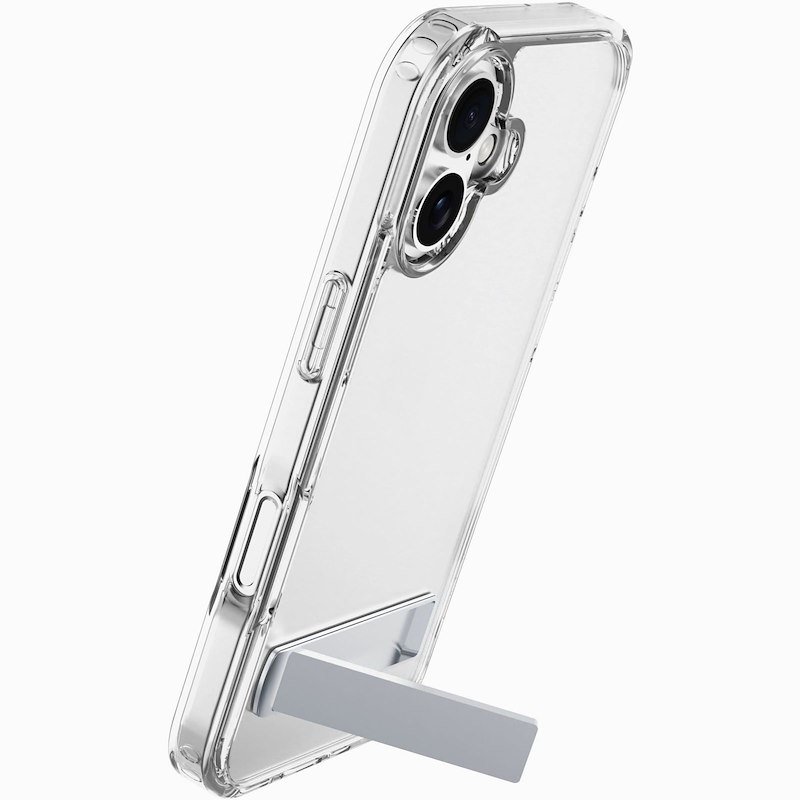 Cellularline Custodia iPhone 17 Clear Stand Trasparente