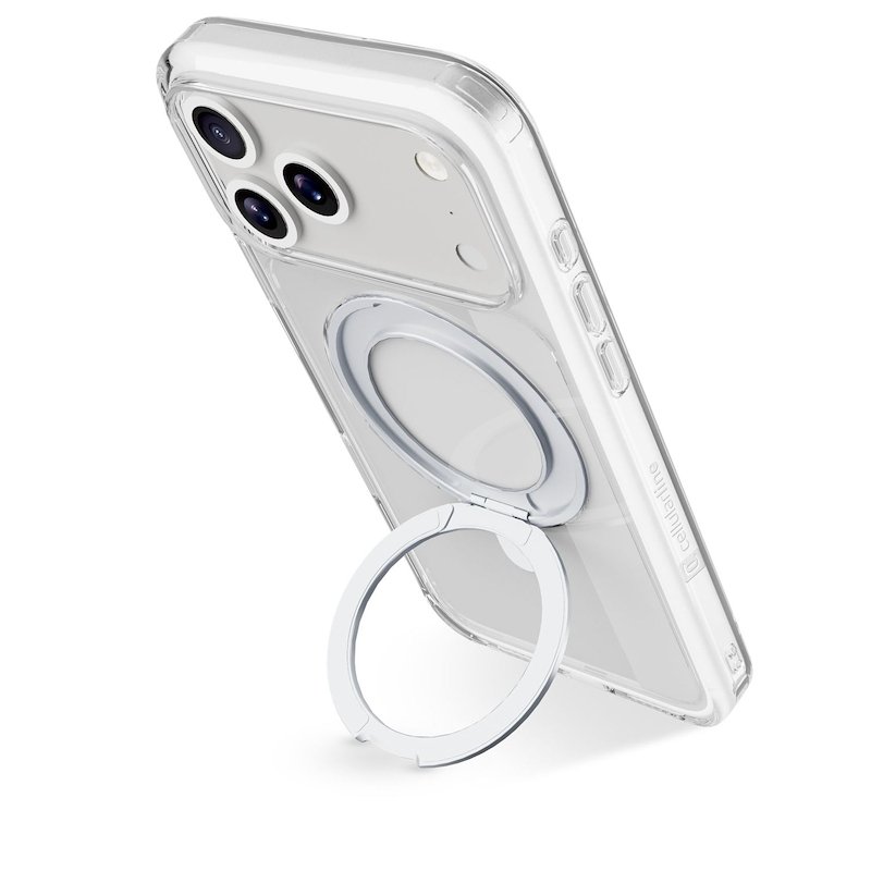 Cellularline Custodia iPhone 17 Pro Max Spin Magsafe Trasparente