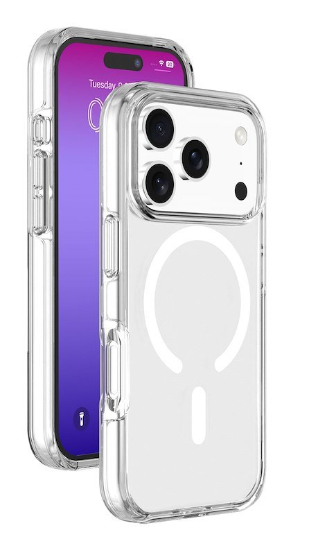Cellularline Custodia iPhone 17 Pro Max Gloss Magsafe Trasparente