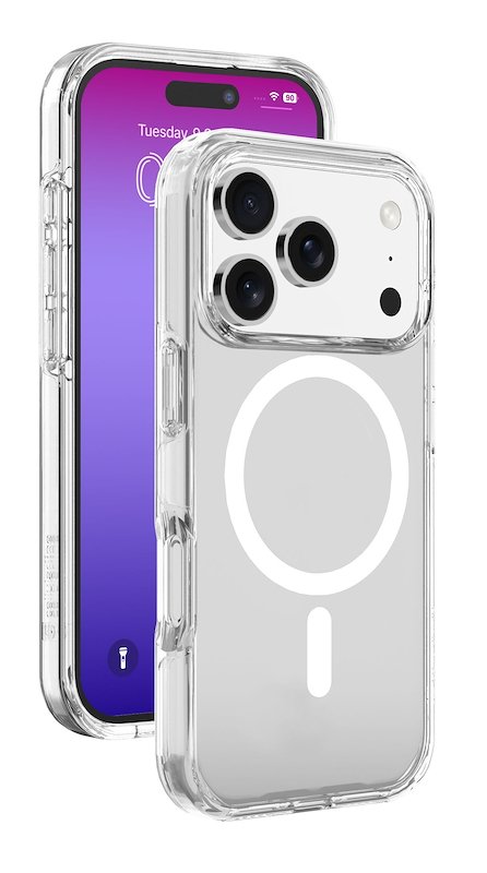 Cellularline Custodia iPhone 17 Pro Gloss Magsafe Trasparente
