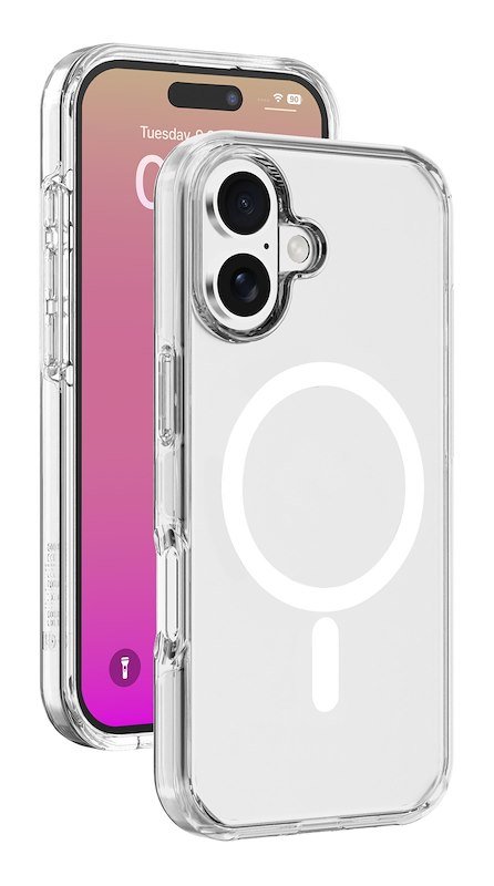 Cellularline Custodia iPhone 17 Gloss Magsafe Trasparente