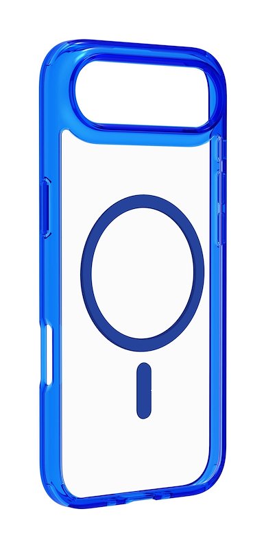 Cellularline Custodia iPhone 17 Air Iconic Magsafe Trasparente/Blu