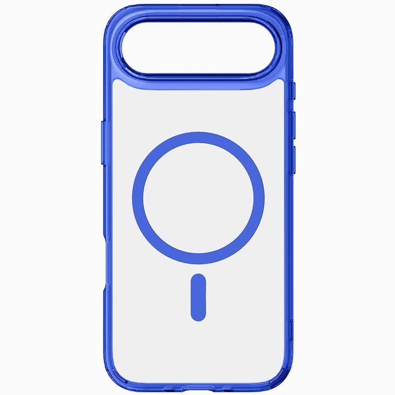 Cellularline Custodia iPhone 17 Air Iconic Magsafe Trasparente/Blu