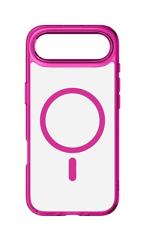 Cellularline Custodia iPhone Air Iconic Magsafe Trasparente/Rosa