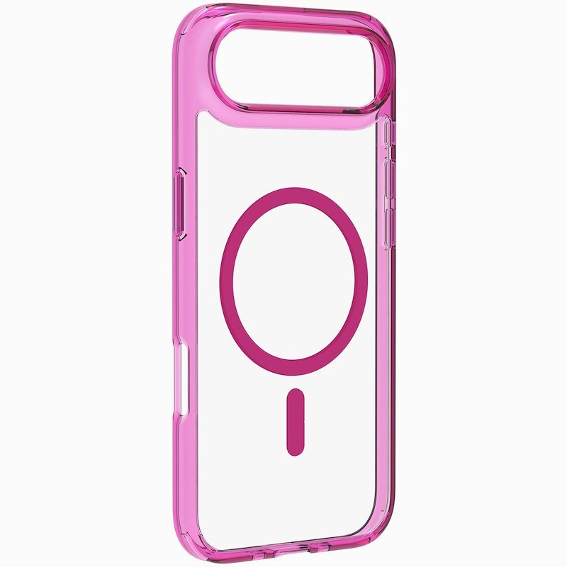 Cellularline Custodia iPhone Air Iconic Magsafe Trasparente/Rosa