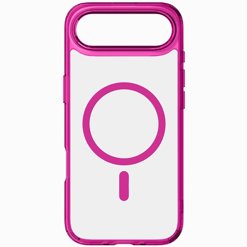 Cellularline Custodia iPhone Air Iconic Magsafe Trasparente/Rosa