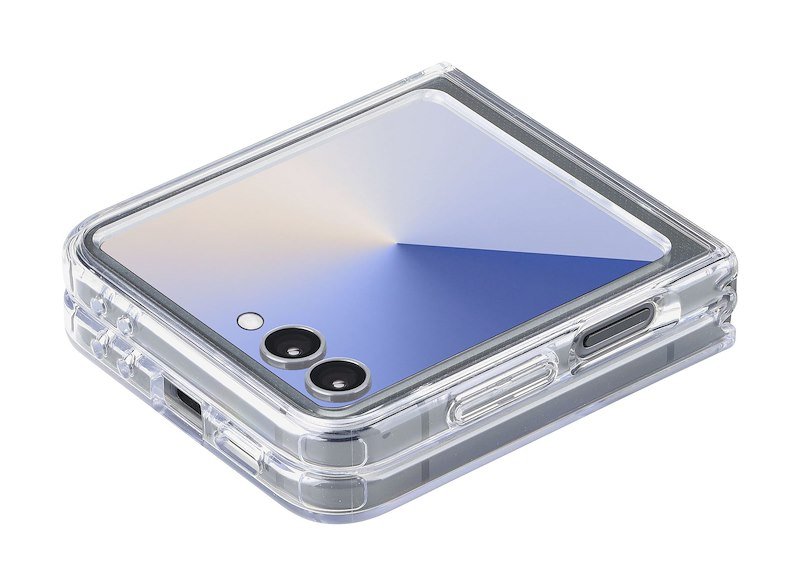 Cellularline Custodia Galaxy Z Flip7 Impact Clear Trasparente