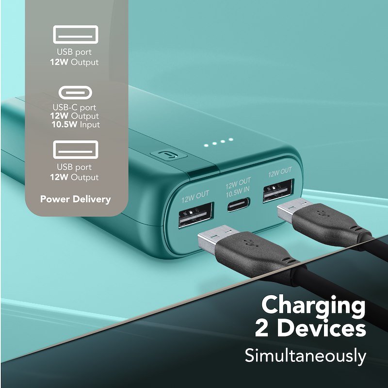 Cellularline Power Bank Essential 10000 Blu