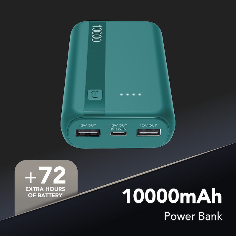 Cellularline Power Bank Essential 10000 Blu