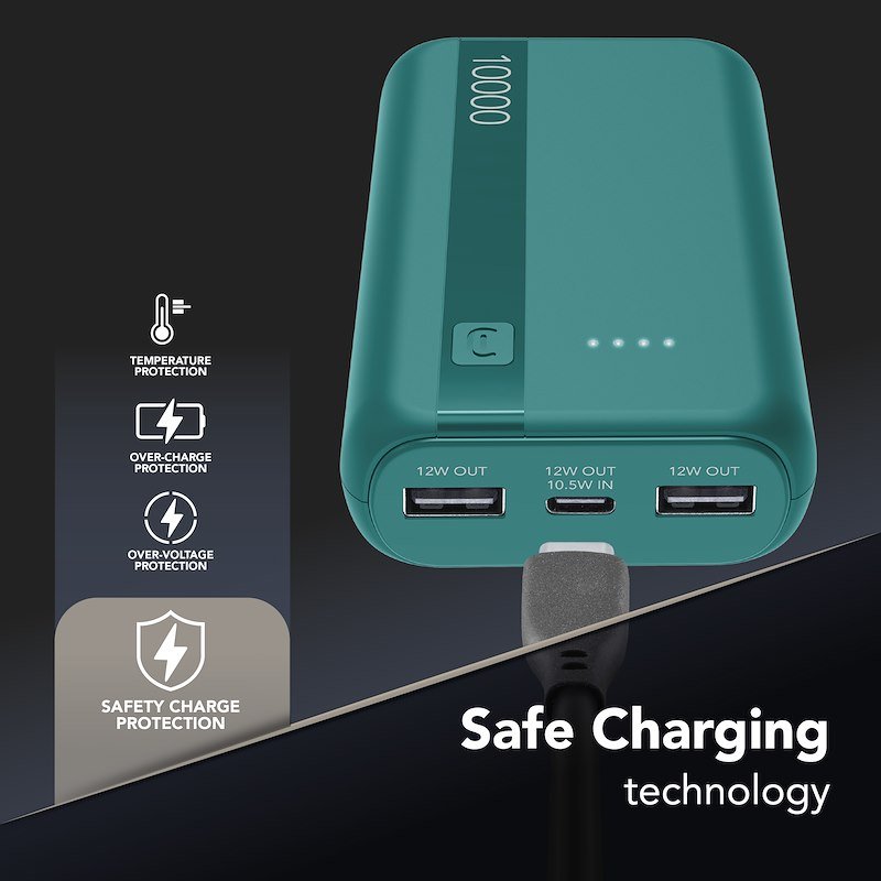 Cellularline Power Bank Essential 10000 Blu