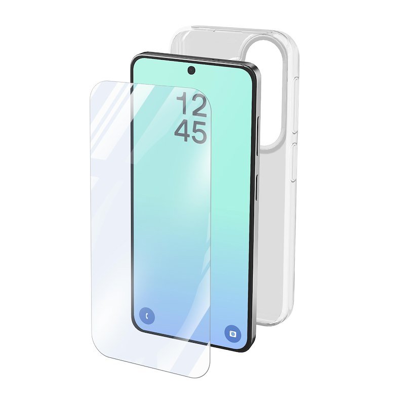 Cellularline Custodia Galaxy S26 Protection Kit Trasparente