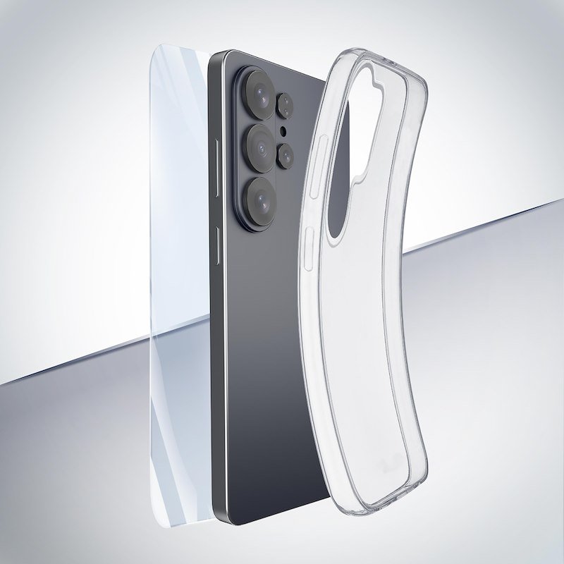 Cellularline Custodia Galaxy S26 Ultra Protection Kit Trasparente