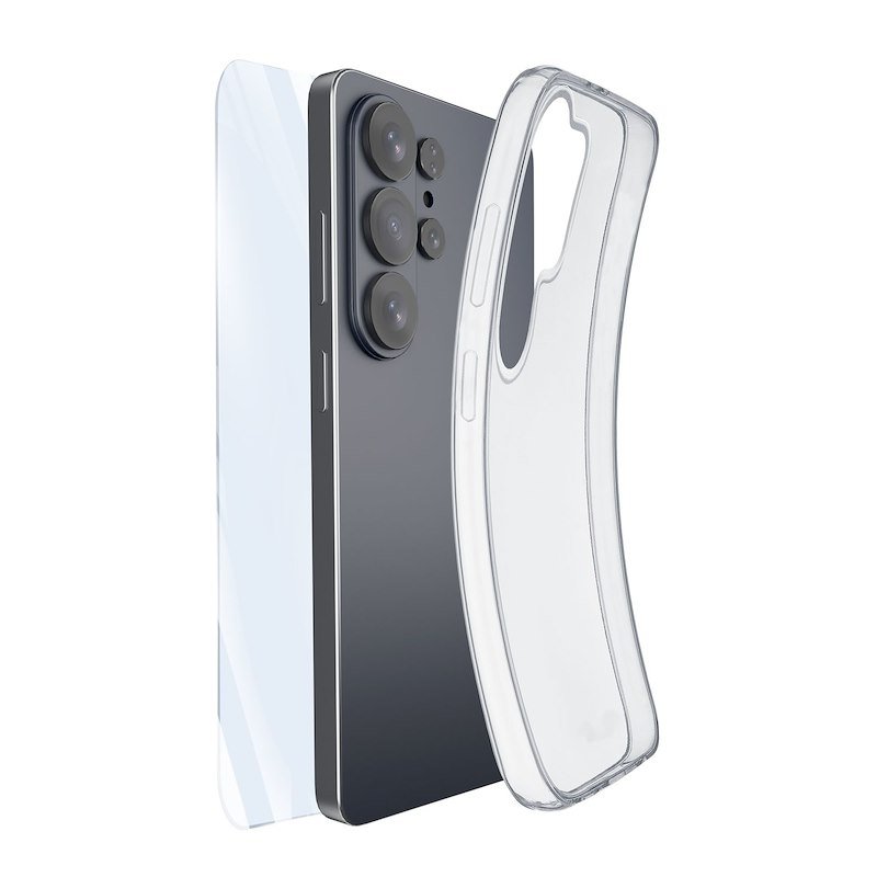 Cellularline Custodia Galaxy S26 Ultra Protection Kit Trasparente