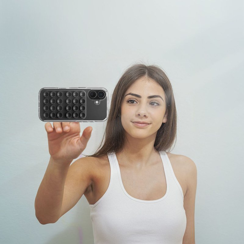 Cellularline Supporto Universale con Ventosa Bubble MagSafe Nero