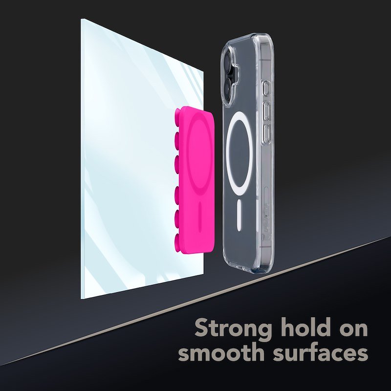 Cellularline Supporto Universale con Ventosa Bubble MagSafe Rosa