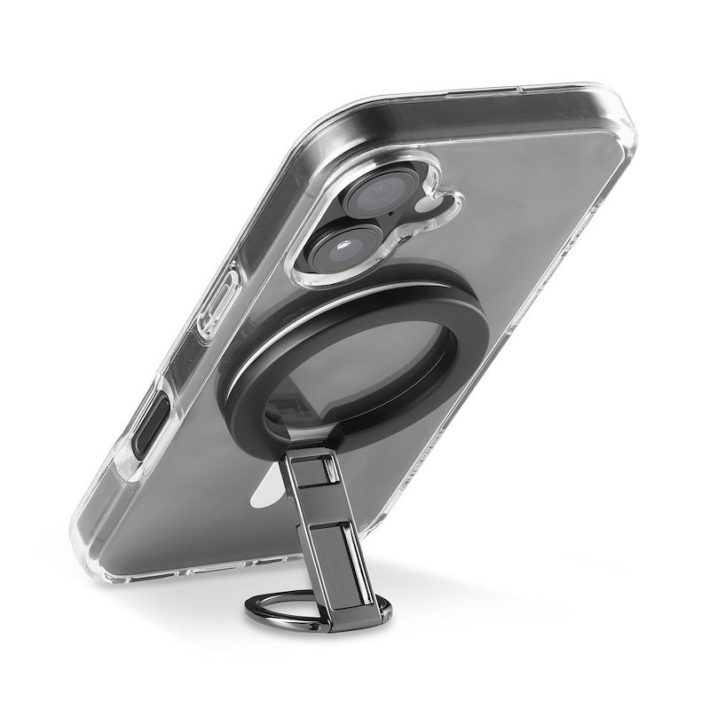 Cellularline Style Ring Mag Anello stand universale con compatibilità MagSafe Nero