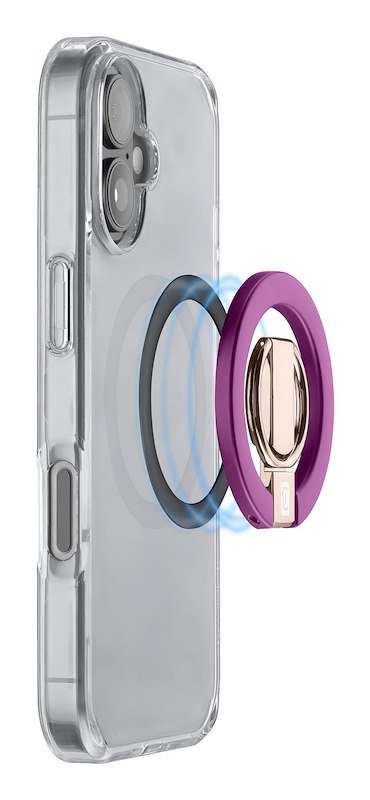 Cellularline Style Ring Mag Anello stand universale con compatibilità MagSafe Rosa