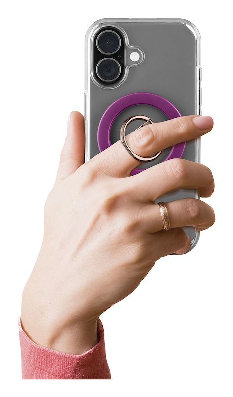 Cellularline Style Ring Mag Anello stand universale con compatibilità MagSafe Rosa