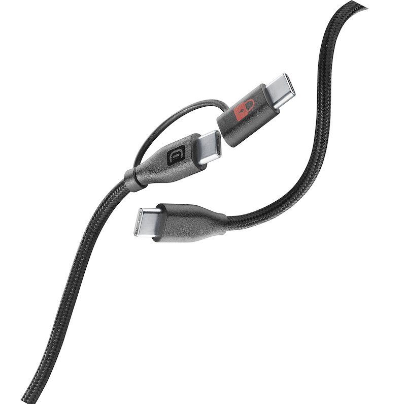 Cellularline Cavo Data Blocker USB-C 60 W Nero