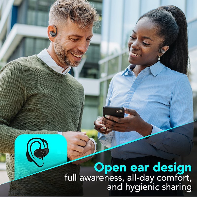 Cellularline Auricolari TWS NEBIT con funzione di traduzione in tempo reale Nero