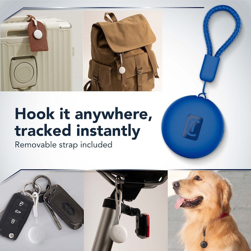 Cellularline Tracy Tag Dual per Android e IOS Blu