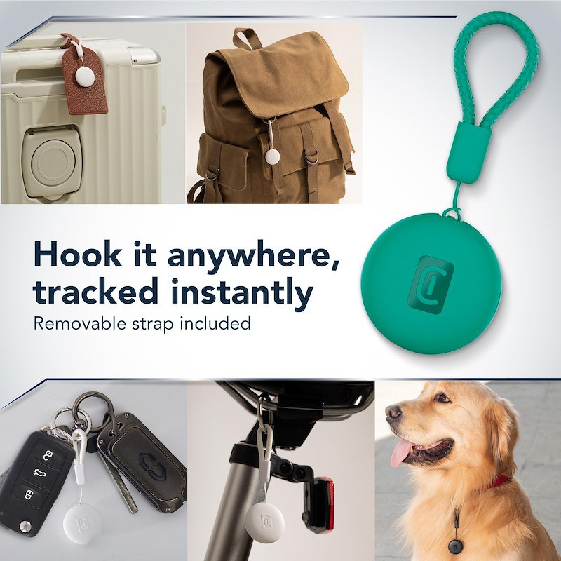 Cellularline Tracy Tag Dual per Android e IOS Verde