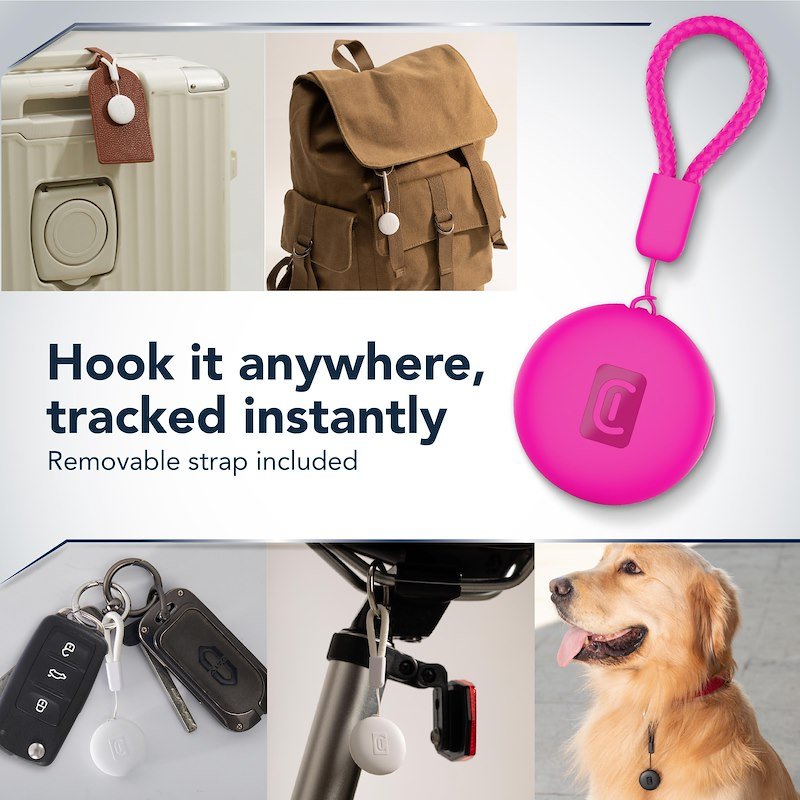 Cellularline Tracy Tag Dual per Android e IOS Rosa