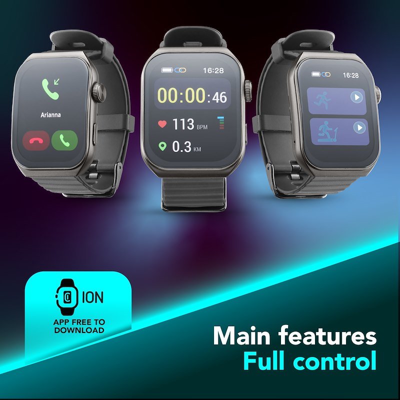 Cellularline Smartwatch Ion Pro Ultra Btionwatchultrak Nero