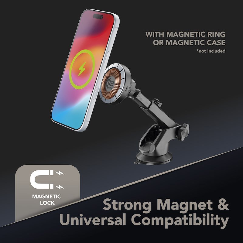 Cellularline Caricabatterie car FREEZE MAG QI2 25W Magqi25holdcoolerk