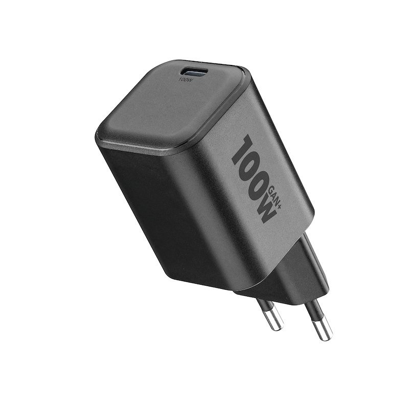 Cellularline Caricabatterie ACH USB-C GAN+ 100W Nero