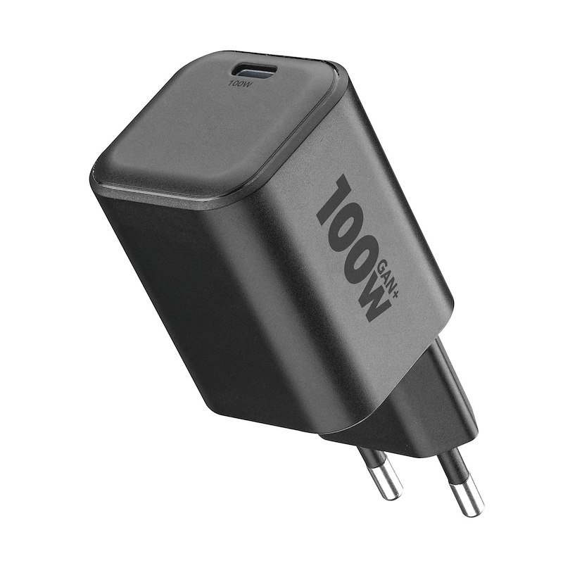 Cellularline Caricabatterie ACH USB-C GAN+ 100W Nero