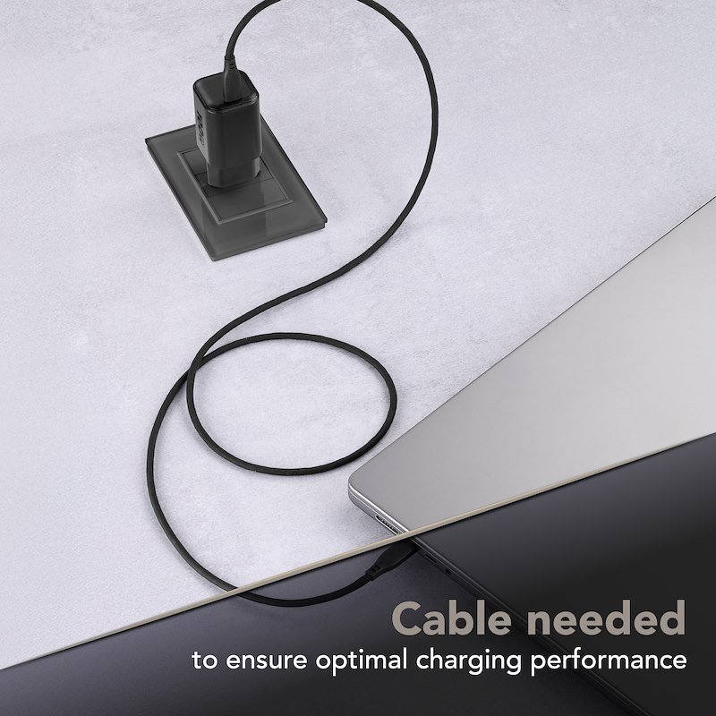 Cellularline Caricabatterie ACH USB-C GAN+ 100W Nero