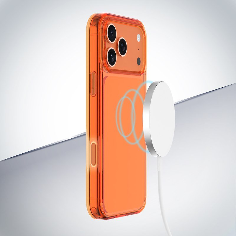 Cellularline Custodia Cube Magsafe iPhone 17 Pro Arancione