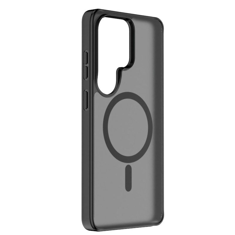 Cellularline Custodia Galaxy S26 Ultra Frosty Mag Trasparente Nero