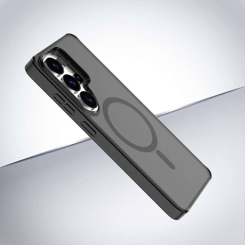 Cellularline Custodia Galaxy S26 Ultra Frosty Mag Trasparente Nero