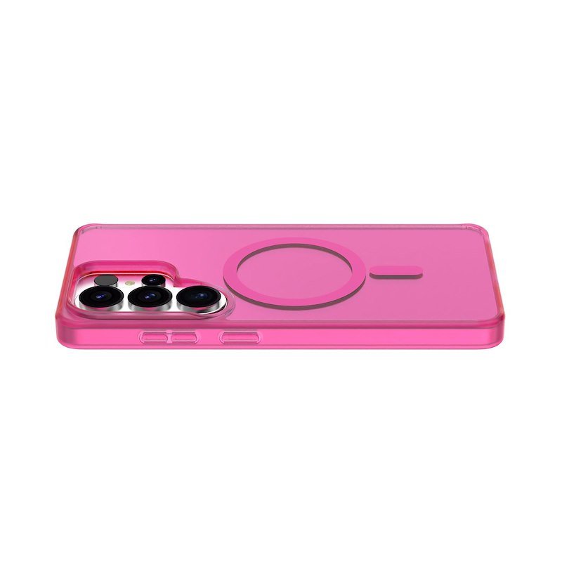 Cellularline Custodia Galaxy S26 Ultra Frosty Mag Trasparente Rosa