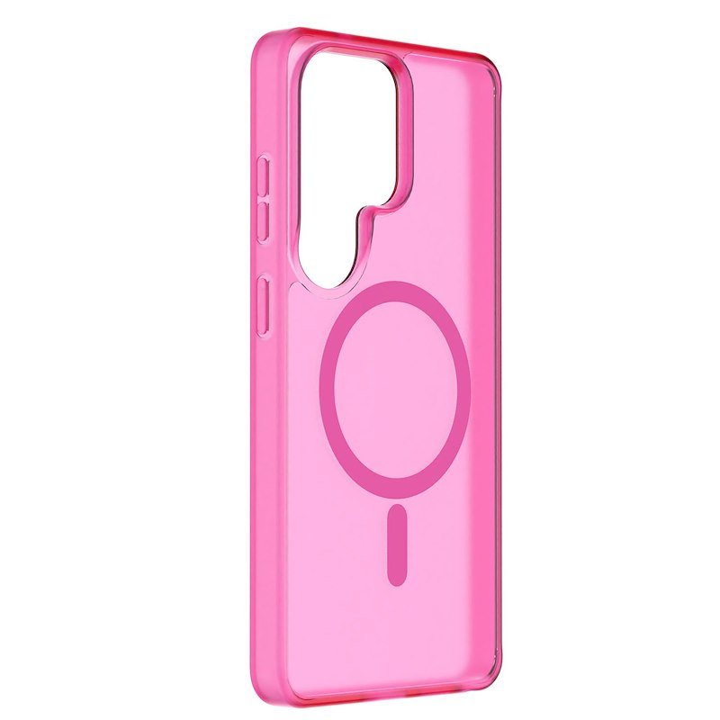 Cellularline Custodia Galaxy S26 Ultra Frosty Mag Trasparente Rosa