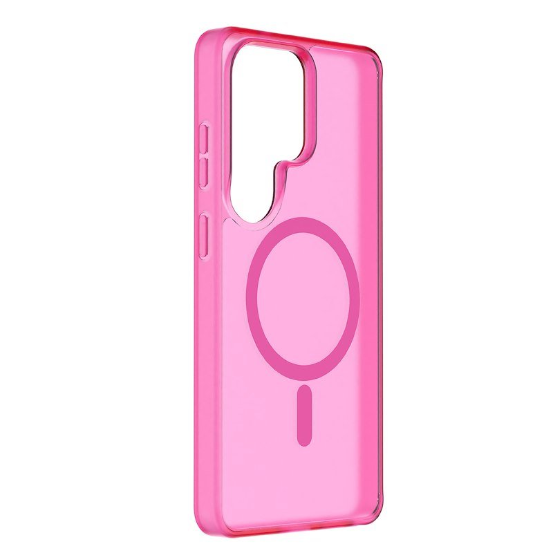 Cellularline Custodia Galaxy S26 Ultra Frosty Mag Trasparente Rosa