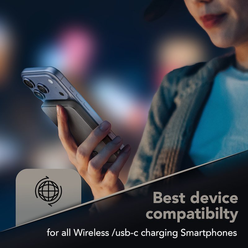 Cellularline Powerbank Mag Air 5.000 QI2 25W Nero