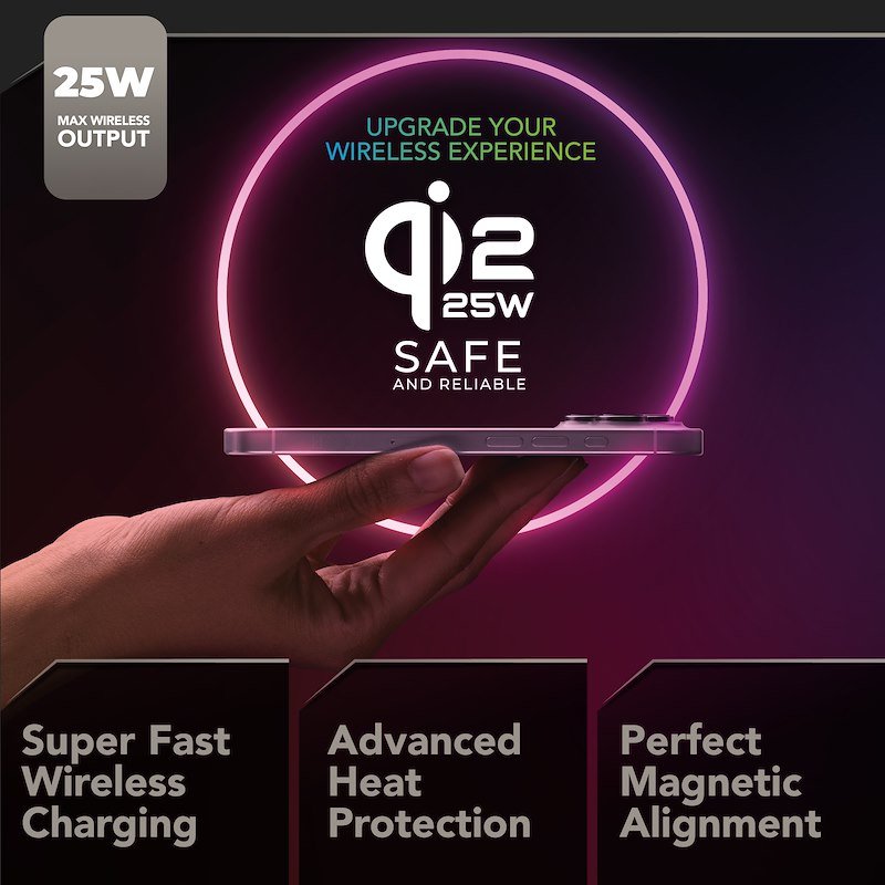 Cellularline Powerbank Mag Air 5.000 QI2 25W Nero