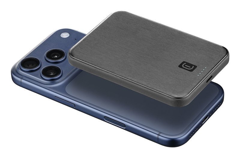 Cellularline Powerbank Mag Air 5.000 QI2 25W Nero