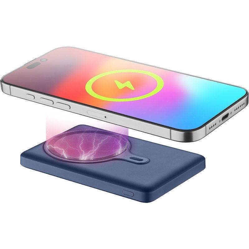 Cellularline Powerbank Mag Air 5.000 Blu
