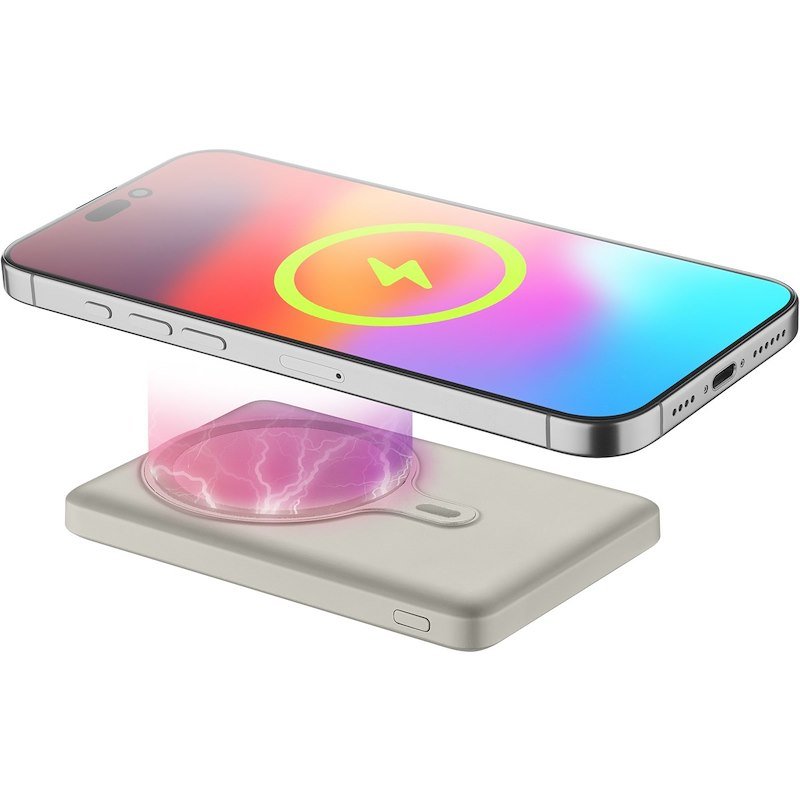 Cellularline Powerbank Mag Air 5.000 Sabbia