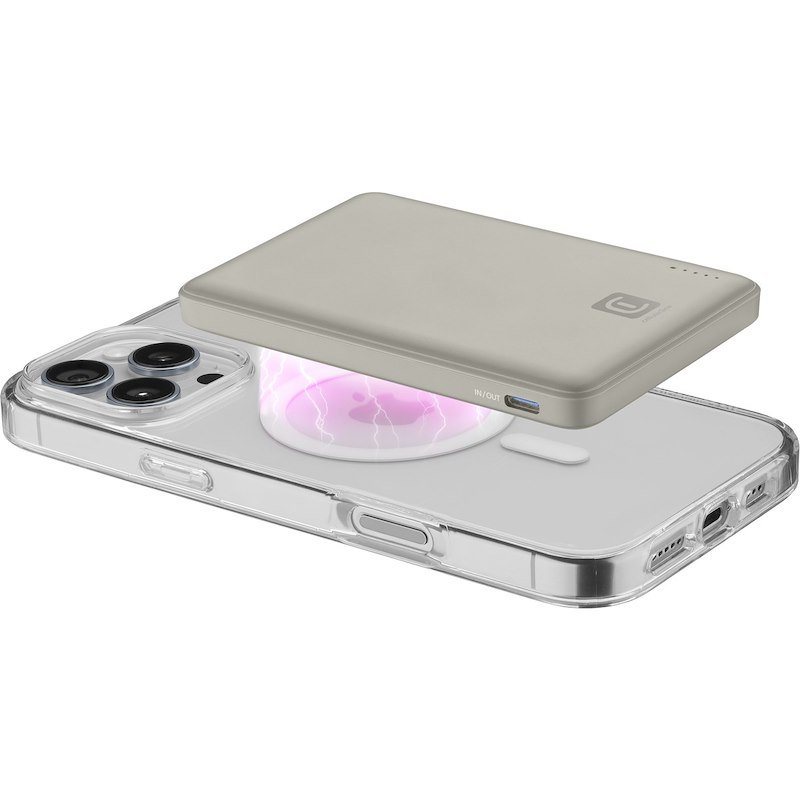 Cellularline Powerbank Mag Air 5.000 Sabbia