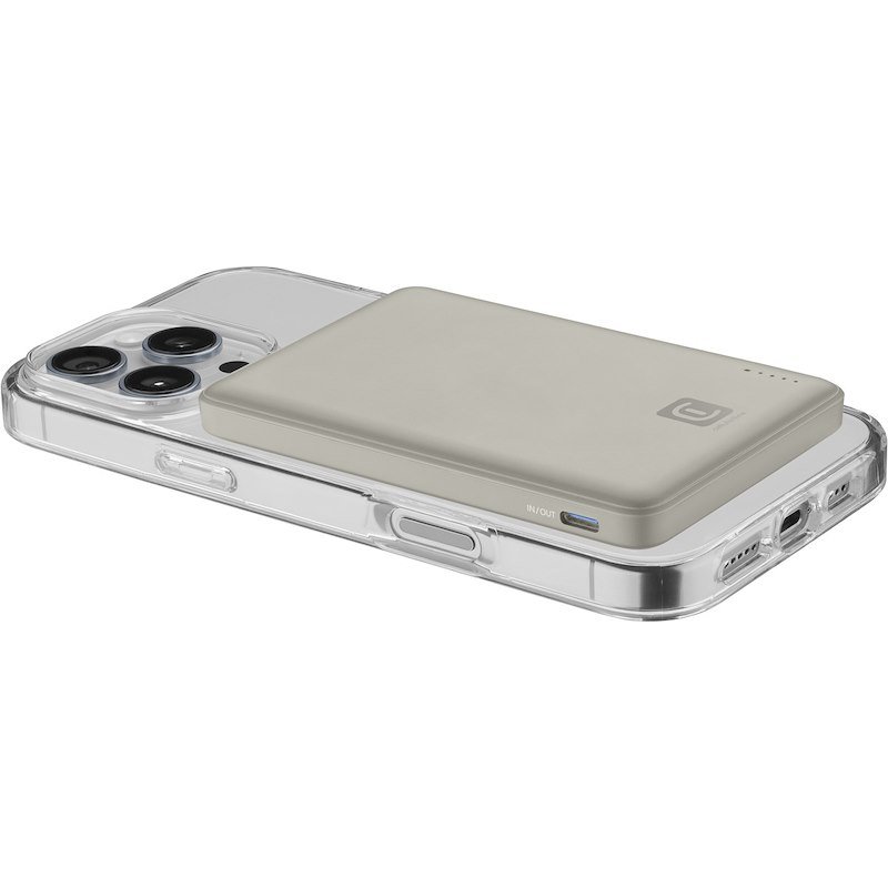 Cellularline Powerbank Mag Air 5.000 Sabbia